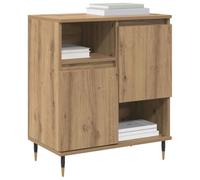 vidaXL Tableros Lateral 2 pcs Roble Artisan 120 x 35 x 70 cm, Atractivo aparador Rectangular, Gran Espacio de Almacenamiento para el Comedor, Mueble Moderno, gabinete Minimalista