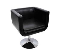 Taburete De Bar Cuero Sintético Negro Vidaxl