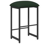 vidaXL Taburete de Bar Verde Oscuro 40 x 32 x 74 cm