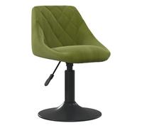 Vidaxl taburete de cocina de terciopelo verde claro