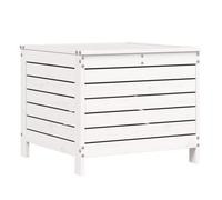 Vidaxl taburete de jardín madera maciza de pino blanco 62x63,5x53,5 cm