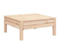 vidaXL Taburete de Jardín, Otomana Reposapiés Exterior, Mesa de Centro, Asiento Modular para Patio Terraza Balcón, Madera Maciza de Pino