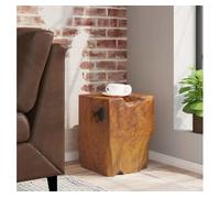 vidaXL Taburete 30x30x40 cm Hecho a Mano Banquito Asiento Madera Maciza Teca