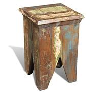 Taburete De Madera Maciza Reciclada Vidaxl