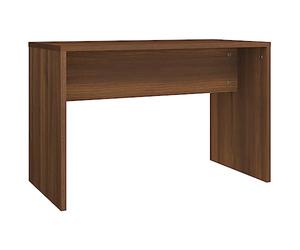vidaXL Taburete de Tocador Armario Maquillaje Aparador Mueble Salón Sala Tocador Estante Dormitorio Aseo Contrachapada Marrón Roble
