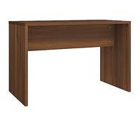 vidaXL Taburete de tocador contrachapada marrón Roble 70x35x45 cm