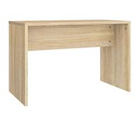 vidaXL Taburete de tocador para sala de estar, dormitorio, armario, maquillaje, tocador, silla, banco de madera de roble Sonoma