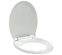 vidaXL Tapa de Inodoro Váter Asiento de Cierre Suave Blanca Ovalada Retrete WC
