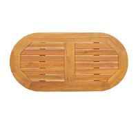 vidaXL Tapa de Mesa 80x40x2,2 cm Ovalada de Madera Maciza de Acacia
