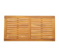 vidaXL Tablero de mesa rectangular de madera maciza de 110 x 55 x 2,2 cm