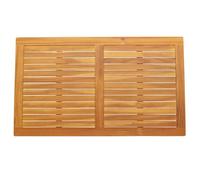 vidaXL Tapa de Mesa Rectangular de Madera Maciza de Teca Uso Interior/Exterior Aceitado 120X70X2 cm Superficie de Comedor Resistente y Versátil para Espacios Modernos