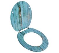 vidaXL Tapa de Váter WC de MDF Diseño de Madera Vieja Asiento para Inodoro