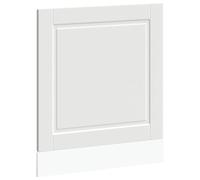 vidaXL Panel para lavavajillas Porto Madera contrachapada Blanco, Panel Frontal de lavavajillas, Panel, Panel de Puerta Frontal de lavavajillas