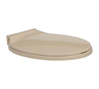 vidaXL Tapa y Asiento de Váter con Cierre Suave Ovalada Inodoro Retrete con Desmontaje Rápido de Diseño Ergonómico Fácil de Limpieza Beige
