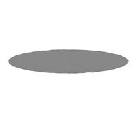 vidaXL Tapiz de Suelo Piscina geotextil de poliéster Gris Claro Ø244cm, Lona Suelo Piscina, Protector de Suelo para Piscina, Alfombra de Piscina