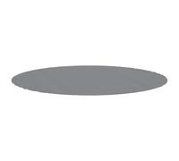 vidaXL Tapiz de Suelo Piscina geotextil de poliéster Gris Claro Ø306cm, Lona Suelo Piscina, Protector de Suelo para Piscina, Alfombra de Piscina