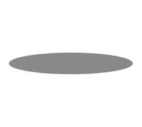 vidaXL Tapiz de Suelo Piscina geotextil de poliéster Gris Claro Ø550cm, Lona Suelo Piscina, Protector de Suelo para Piscina, Alfombra de Piscina