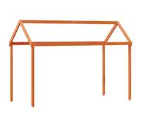 vidaXL Techo de Cama Infantil Madera Maciza marrón 207x80,5x151,5 cm