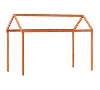 vidaXL Techo de Cama Infantil Madera Maciza marrón 217x95,5x159 cm