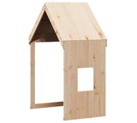 vidaXL Techo de cama infantil madera maciza pino 60x99x139,5 cm, techo de la cama, techo inclinado de la cama, techo de la cama de los niños