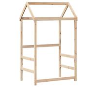 vidaXL Techo de cama infantil madera maciza pino 98x70x176,5 cm