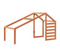 vidaXL Techo de Cama Infantil Madera Maciza Pino marrón 188x82x113 cm, Techo de la Cama, Techo Inclinado de la Cama, Techo de la Cama de los niños