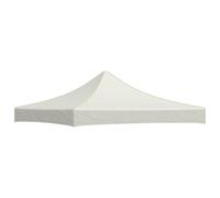 vidaXL Techo para carpa Celebraciones 3x3 m Crema - Toldo / Marquesina / Cenador / Cubierta