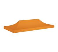 vidaXL Techo de Carpa para Celebraciones Cenador Toldo Cubierta Superior Carpa Plegable Jardín Patio Marquesina Fiesta Naranja 6x3 m 270 g/m²