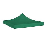 vidaXL Techo de Carpa para Celebraciones Cenador Toldo Cubierta Superior Carpa Plegable Jardín Patio Marquesina Fiesta Verde 3x3 m 270 g/m²