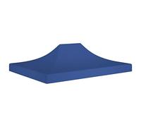 vidaXL Techo de Carpa para Celebraciones Cenador Toldo Cubierta Superior Carpa Plegable Jardín Patio Marquesina Fiesta Azul 4x3 m 270 g/m²
