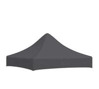vidaXL Techo de Carpa para Celebraciones Cenador Toldo Cubierta Superior Carpa Plegable Jardín Patio Marquesina Fiesta Gris Antracita 2x2 m 270 g/m²