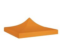 vidaXL Tienda de campaña para Fiestas, Techo, Resistente a los Rayos UV, Resistente al Agua, Cubierta de Repuesto, Lona para Carpa de jardín, 2 x 2 m, Color Naranja, 270 g/m²