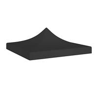 vidaXL Techo de Carpa para Celebraciones Negro 2x2 m 270 g/m²