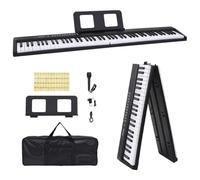 vidaXL Teclado eléctrico piano 88 teclas con atril plegable