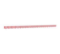 vidaXL Tela de Cenefa de toldo de Repuesto Rayas Rojo y Blanco 5 m, Parte Superior del toldo de reemplazo, sombrilla de Patio, toldo de jardín