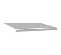 vidaXL Tela de Reemplazo para Toldo para Marco de 4.5x3 m Gris Claro