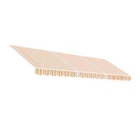 vidaXL Tela de Repuesto de toldo Rayas de Colores 4,5x3,5 m