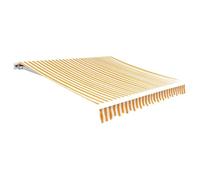 vidaXL Parte superior del toldo de lona Amarillo Girasol Blanco 6x3 m
