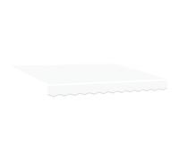 vidaXL Tela de Repuesto para Toldo para Marco de 3x2.5 m Blanco