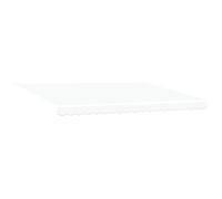 vidaXL Tela de Repuesto para toldo para Marco de 4.5x3.5 m Blanca