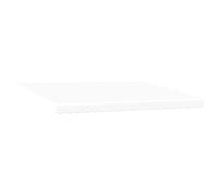 vidaXL Tela de Repuesto para Toldos 4,5 x 3 m Poliéster, Sombrilla para balcón, toldo Rectangular, Tela Moderna para Cubrir el jardín, Resistente al UV, Impermeable
