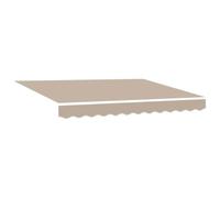 vidaXL Tela de Repuesto para Toldo 3,5x2,5 m – Resistente al sol – Beige