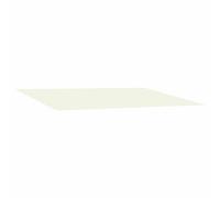 vidaXL Tela de Repuesto para Toldos Crema 500 x 300 cm Poliéster, Moderno, Rectangular, Resistente al Clima, fácil de Limpiar, Cubierta para terraza, solución de Sombra