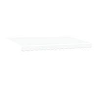 vidaXL Tela de Reemplazo para Toldos para Marco de 4x2 m Blanca