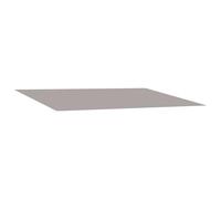 vidaXL Tela de Repuesto para Toldos Gris Claro 400 x 350 cm Poliéster, Moderno, Rectangular, Resistente al Clima, fácil de Limpiar, Cubierta para terraza, solución de Sombra