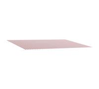 vidaXL Tela de Repuesto para Toldos Rojo y Blanco 300 x 250 cm, Moderno, Rectangular, Resistente al Clima, fácil de Limpiar, Cubierta para terraza, solución de Sombra