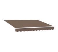 vidaXL Tela de Repuesto para Toldos Topo 3,5 x 2,5 m Poliéster, Toldo Moderno Rectangular, Resistente a desvanecimientos, UV y Agua, fácil de Limpiar, ¡Sombra y Refugio Outdoor