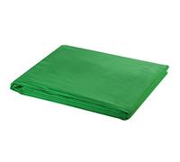 vidaXL Telón de Fondo sin Soporte Croma algodón Verde 300x300 cm
