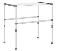 vidaXL Tendedero de Ropa Aluminio 83x(50-55) x(40-85) cm, tendedero de Ropa, tendedero de Ropa Extensible, Colgador, tendedero de Ropa de Interior