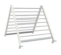 vidaXL Tendedero Extensible para bañera Aluminio 53-90 cm
